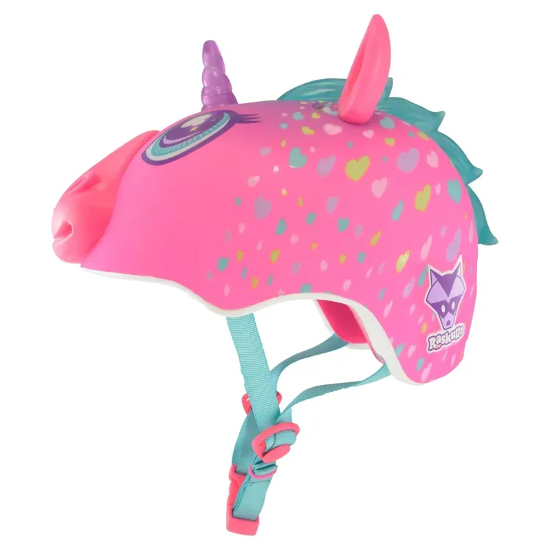 Raskullz Super Rainbow Corn Child LED Bike Helmet 50-54cm In Pink-1