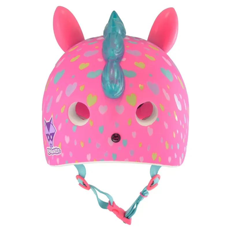 Raskullz Super Rainbow Corn Child LED Bike Helmet 50-54cm In Pink-2